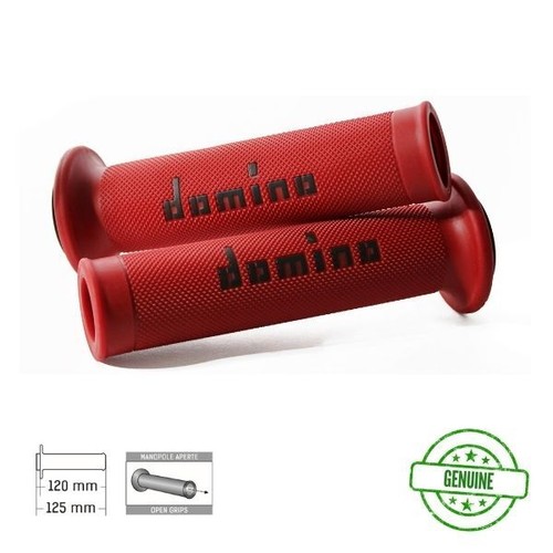 Domino grips red for suzuki - grips,
