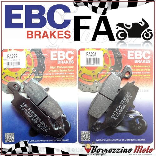Brake pads front organic - organic, ebc