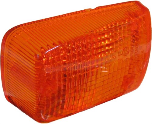 Indicator lens rear amber - lens,