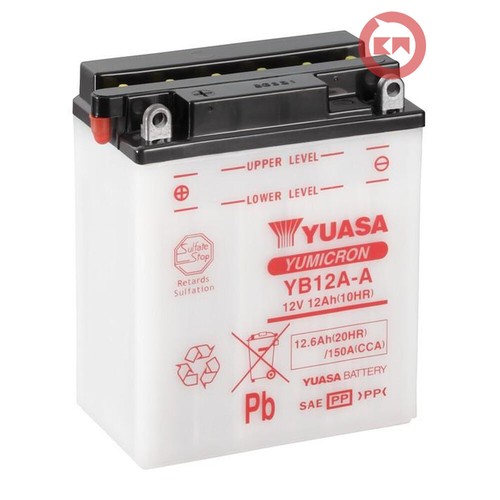 Yuasa yb12a battery - yuasa, 12ah