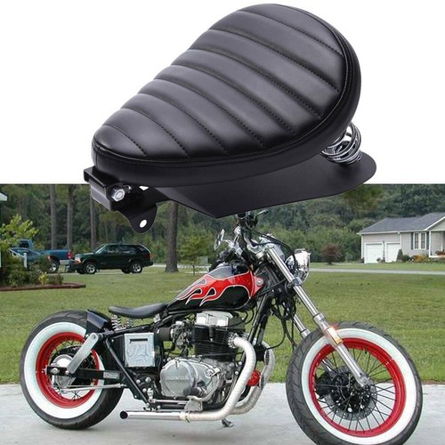 Motorcycle solo seat - motorcycle, spring